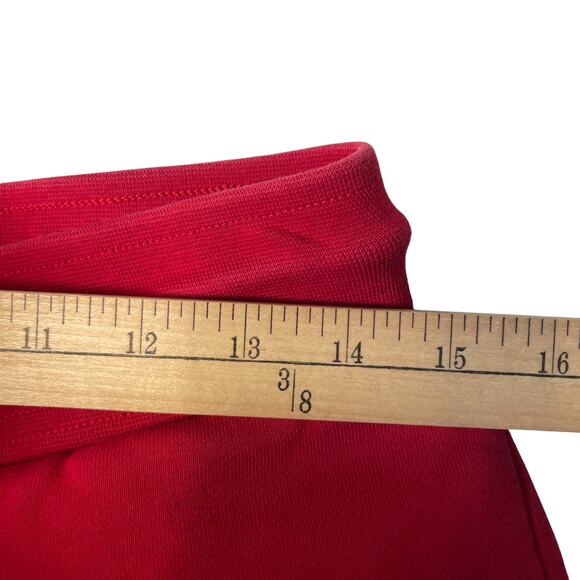 NIKE JORDAN Jumpman Logo Fleece Shorts Men's Small Red Drawstring Std-Fit READ* - Picture 8 of 14